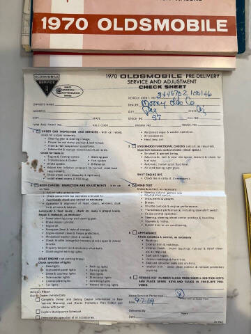 1970 Oldsmobile Convertible 442
