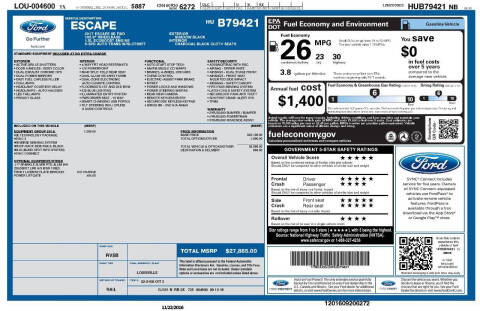 2017 Ford Escape SE