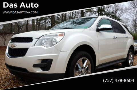 2013 Chevrolet Equinox for sale at Das Auto in Virginia Beach VA