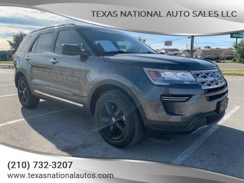 2019 Ford Explorer for sale at Texas National Auto Sales LLC in San Antonio TX