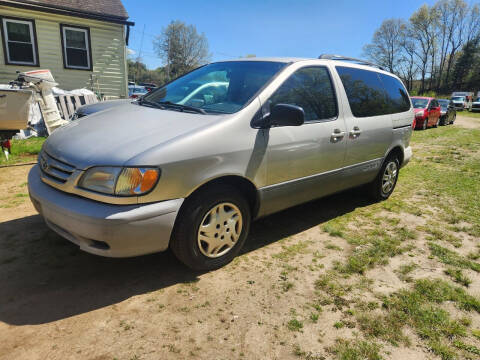 2002 Toyota Sienna for sale at Cappy's Automotive in Whitinsville MA