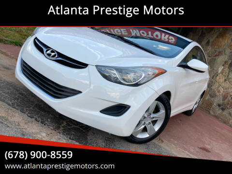 2013 Hyundai Elantra for sale at Atlanta Prestige Motors in Decatur GA