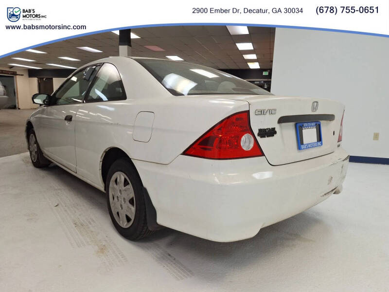 2004 Honda Civic Value Package