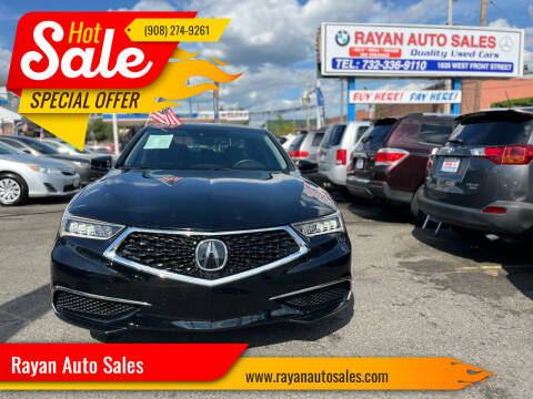 2018 Acura TLX for sale at Rayan Auto Sales in Plainfield NJ