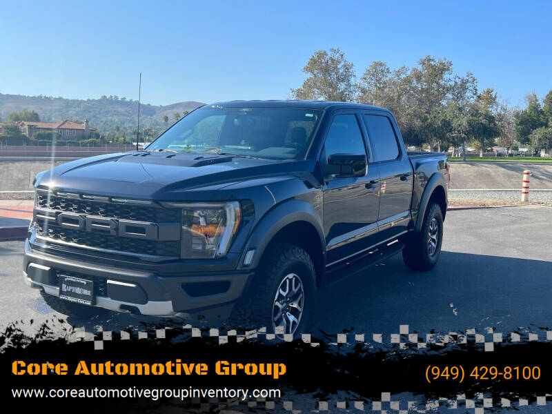2022 Ford F-150 for sale at Core Automotive Group - Raptors in San Juan Capistrano CA