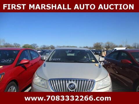 2012 Buick LaCrosse for sale at First Marshall Auto Auction in Harvey IL