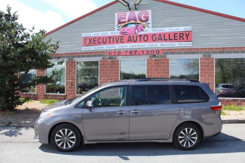 2020 Toyota Sienna for sale at EXECUTIVE AUTO GALLERY INC in Walnutport PA