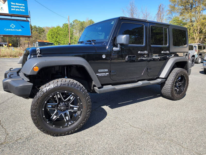 2012 Jeep Wrangler Unlimited for sale at Brown's Auto LLC in Belmont NC