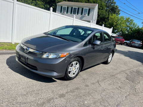 2012 Honda Civic for sale at MOTORS EAST in Cumberland RI