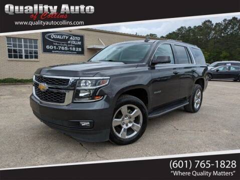 2016 Chevrolet Tahoe for sale at Quality Auto of Collins in Collins MS