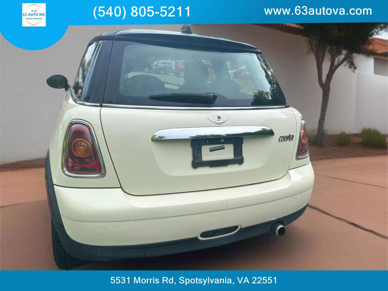 2010 MINI Cooper for sale at 63 Auto Inc in Spotsylvania, VA