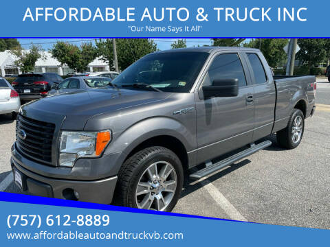 2014 Ford F-150 for sale at AFFORDABLE AUTO & TRUCK INC in Virginia Beach VA