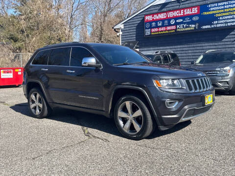 2014 Jeep Grand Cherokee for sale at Homer Ave Automotive in Pleasantville NJ