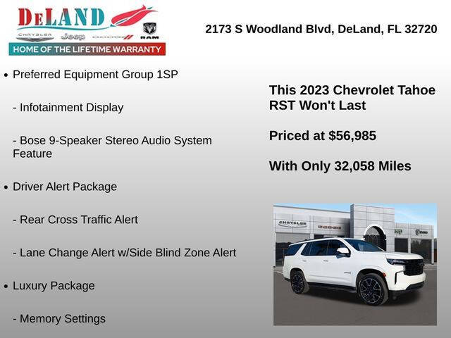 2023 Chevrolet Tahoe RST