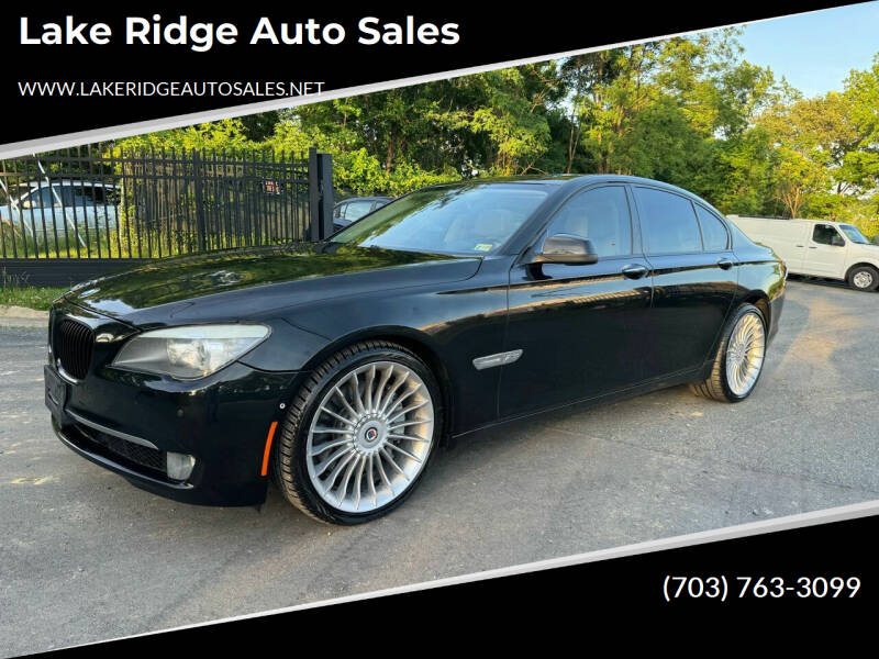 2011 BMW 7 Series for sale at Lake Ridge Auto Sales in Woodbridge VA