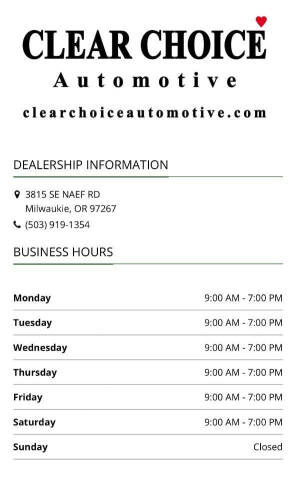 1999 Honda CR-V for sale at CLEAR CHOICE AUTOMOTIVE in Milwaukie OR