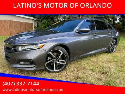 2019 Honda Accord for sale at LATINO'S MOTOR OF ORLANDO in Orlando FL