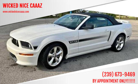 2008 Ford Mustang for sale at WICKED NICE CAAAZ in Cape Coral FL