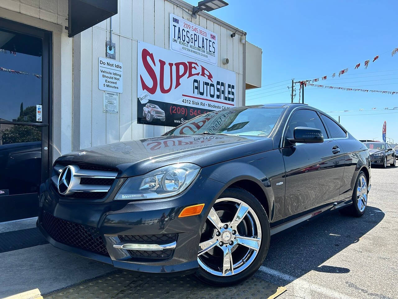 2012 Mercedes-Benz C-Class for sale at Super Auto Sales Modesto in Modesto, CA