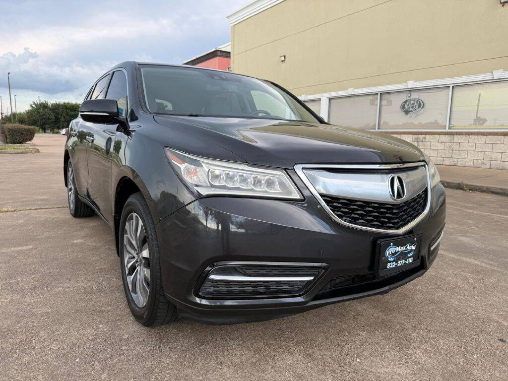 Gray 2015 Acura MDX SUV / Crossover Front-Wheel Drive 6-Speed Automatic