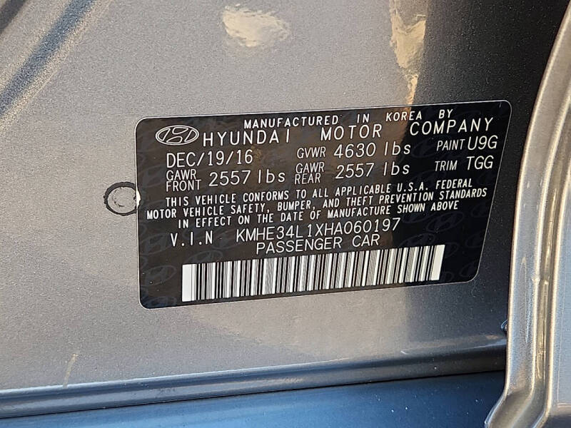 2017 Hyundai Sonata Hybrid