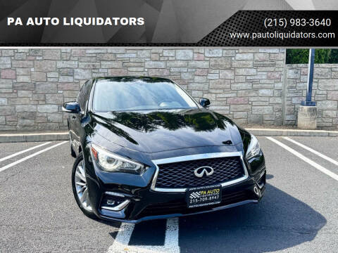 2018 Infiniti Q50 for sale at PA AUTO LIQUIDATORS in Huntingdon Valley PA