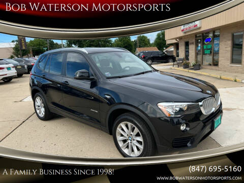2017 BMW X3 for sale at Bob Waterson Motorsports in South Elgin IL