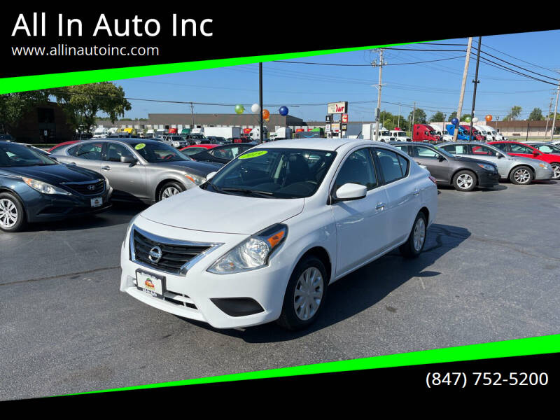 2019 Nissan Versa for sale at All In Auto Inc in Palatine IL