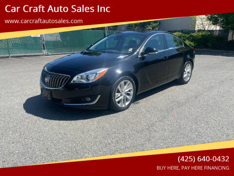 2016 Buick Regal for sale at Car Craft Auto Sales Inc in Lynnwood WA