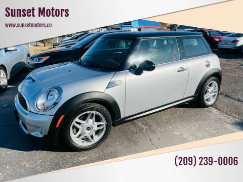 2009 MINI Cooper for sale at Sunset Motors in Manteca CA