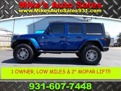 2018 Jeep Wrangler Unlimited for sale at Mike's Auto Sales in Shelbyville TN