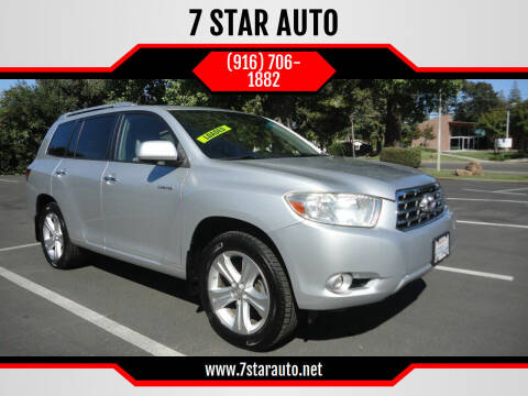 2008 Toyota Highlander for sale at 7 STAR AUTO in Sacramento CA