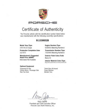 1973 Porsche 911