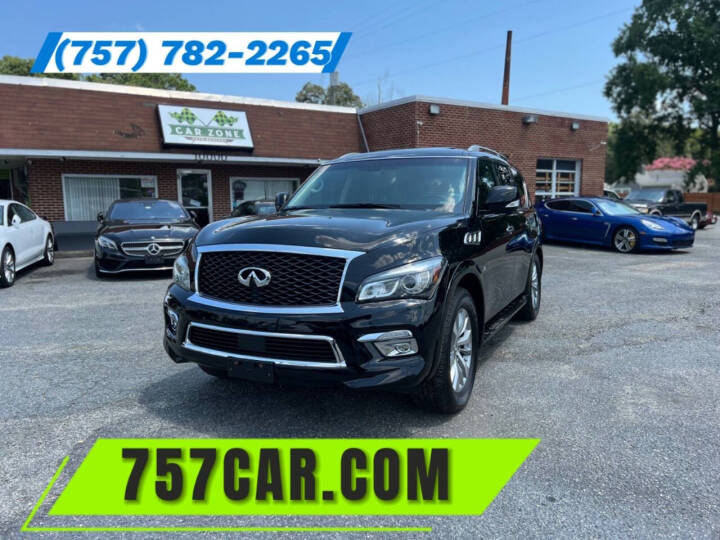 2016 INFINITI QX80 for sale at CarZone & Auto Brokers in Newport News, VA