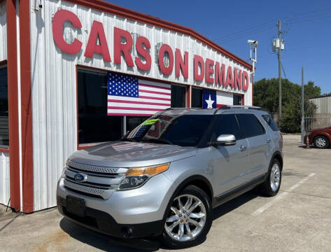 2012 Ford Explorer for sale at Cars On Demand 2 in Pasadena TX