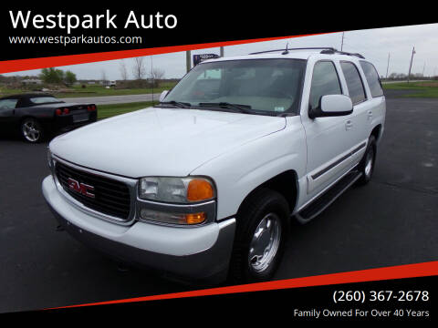 2003 GMC Yukon for sale at Westpark Auto in Lagrange IN
