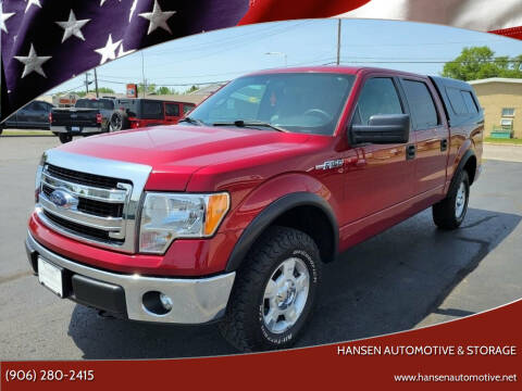 2013 Ford F-150 for sale at Hansen Automotive & Storage in Escanaba MI