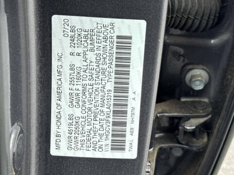 2020 Honda Accord Hybrid Touring