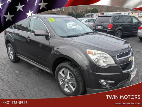 2013 Chevrolet Equinox for sale at TWIN MOTORS in Madison OH