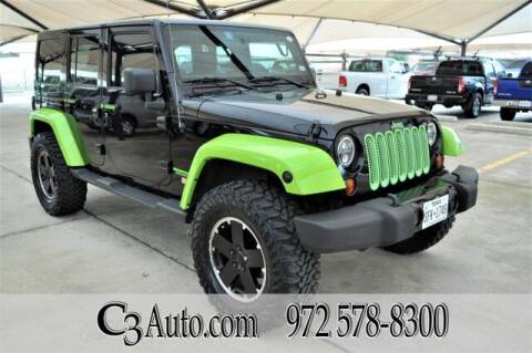 2012 Jeep Wrangler Unlimited for sale at C3Auto.com in Plano TX
