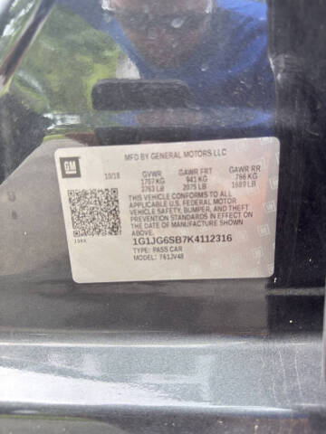 2019 Chevrolet Sonic LT Auto Fleet