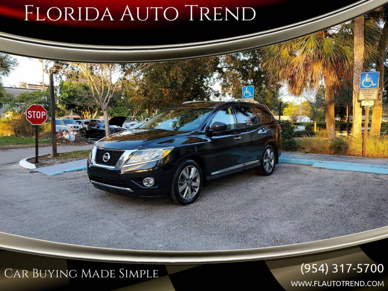 2015 Nissan Pathfinder for sale at Florida Auto Trend in Plantation FL