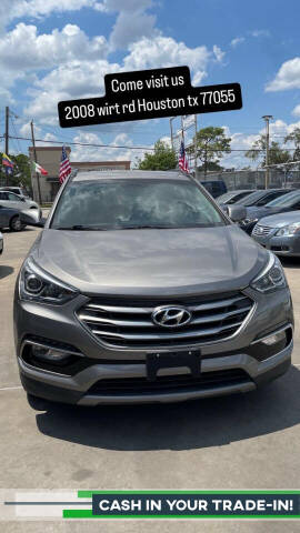 2017 Hyundai Santa Fe Sport for sale at Hispanos Cars 4 Less by Cadena Motors, Inc. in Houston TX