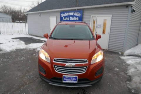 2015 Chevrolet Trax for sale at SCHERERVILLE AUTO SALES in Schererville IN
