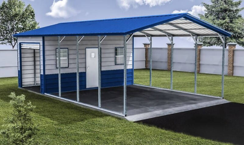 2023 Eagle Combo Unit Carport for sale at M&L Auto, LLC in Clyde NC