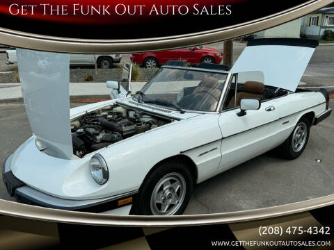 1986 Alfa Romeo Spider for sale at Get The Funk Out Auto Sales in Nampa ID