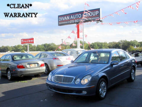 2003 Mercedes-Benz E-Class for sale at Divan Auto Group in Feasterville Trevose PA