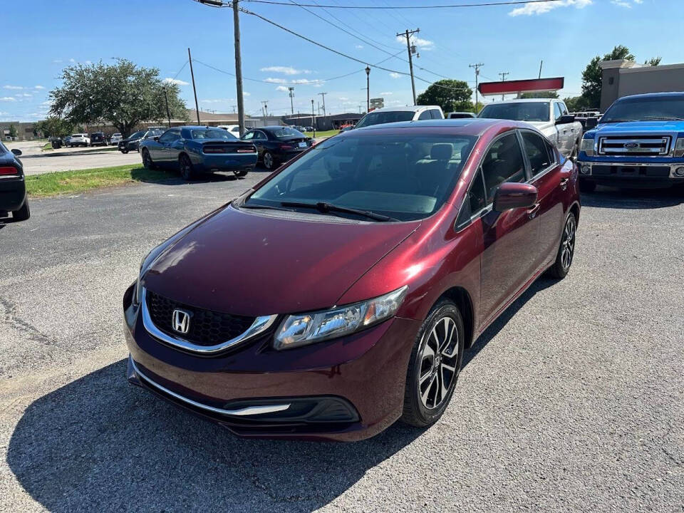 2015 Honda Civic for sale at Auto Haven Frisco in Frisco, TX