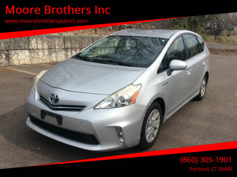 2012 Toyota Prius v for sale at Moore Brothers Inc in Portland CT