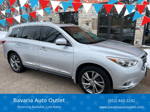 2013 Infiniti JX35 for sale at Bavaria Auto Outlet in Victoria MN